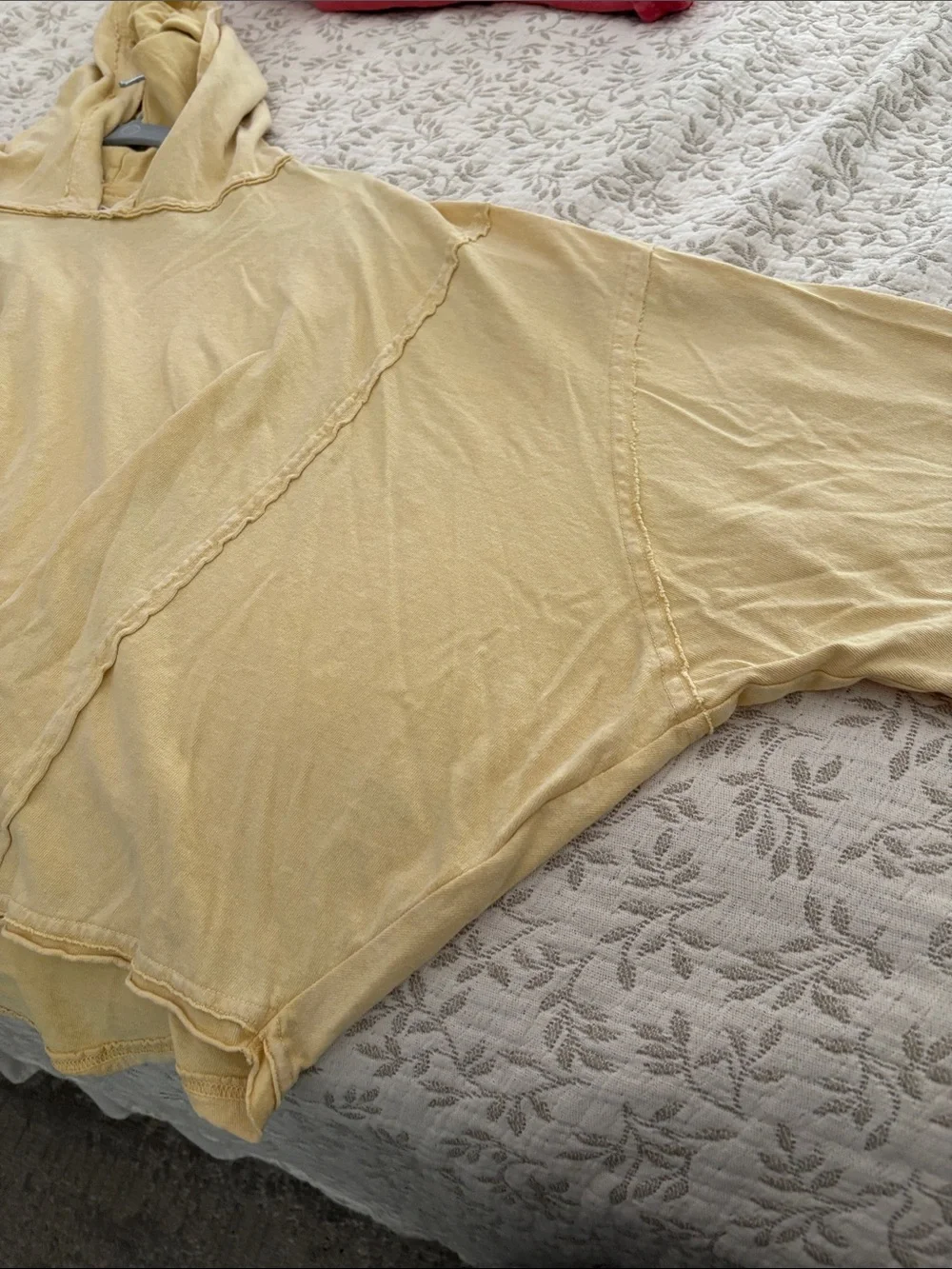 We The Free Hooded Top in Pale Yellow